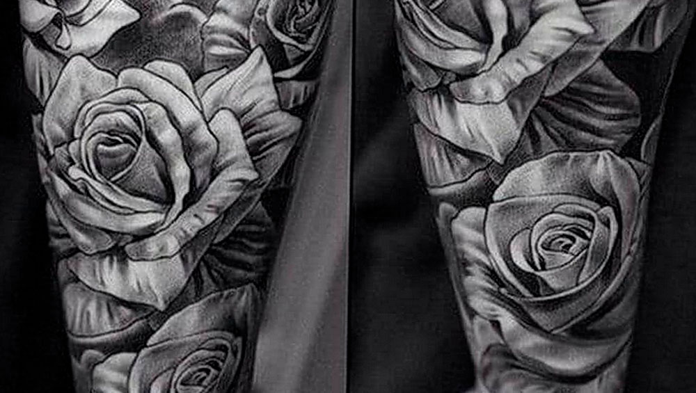 Черно-белые татуировки: сила и красота в простоте монохромной эстетики.