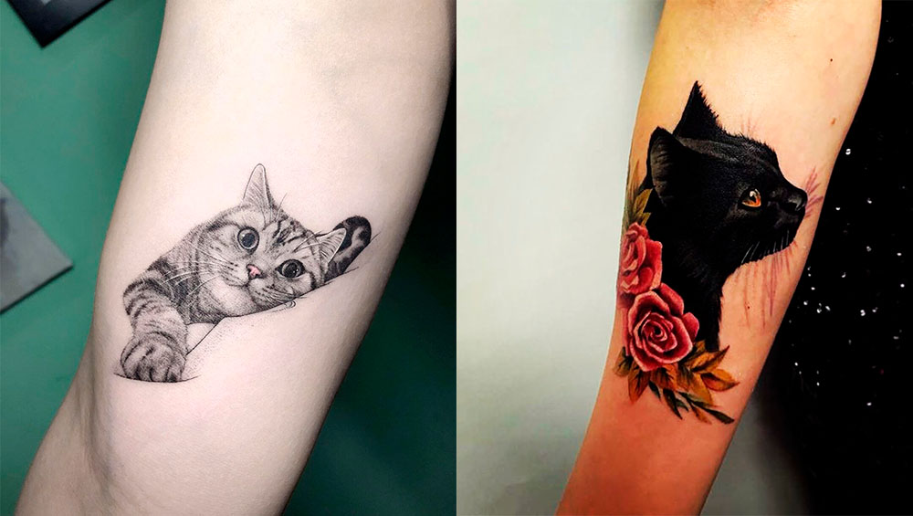 Татуировка кошка: значение, виды и советы