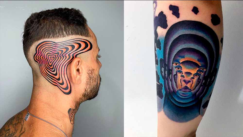 Татуировки с элементами сюрреализма: воплощение творческого воображения на коже.