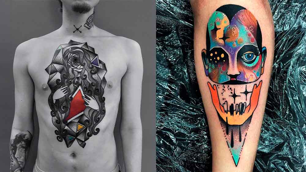 Татуировки сюрреализма: визуальные загадки, воплощенные в уникальных узорах.