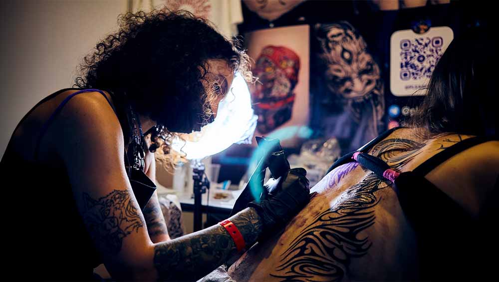 Арт-работы на 21-м Фестивале Татуировки в России