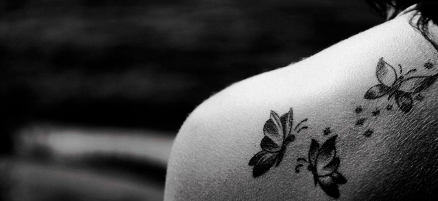 Искусство черно-белых татуировок: гармония контрастов на вашей коже.