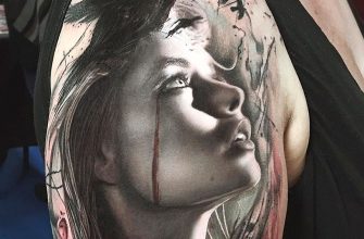 Изысканные детали и живописные образы: татуировка в стиле реализм на высшем уровне.